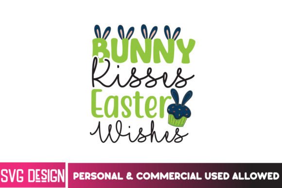 Bunny Kisses Easter Wishes: SVG Design for Impactful Branding