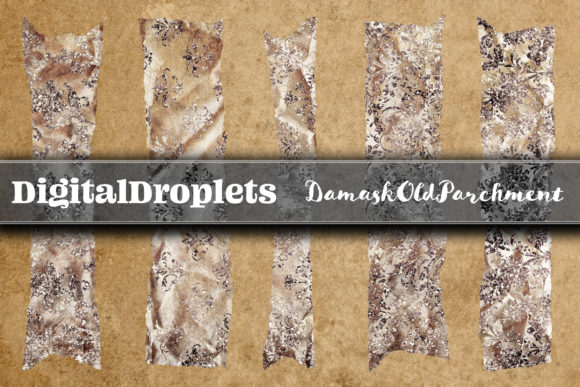 Elevate Designs with Damask Old Parchment Washi Tapes