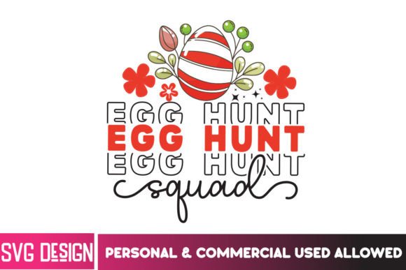 Elevate Your Easter Projects with Egg Hunt Squad SVG Designs