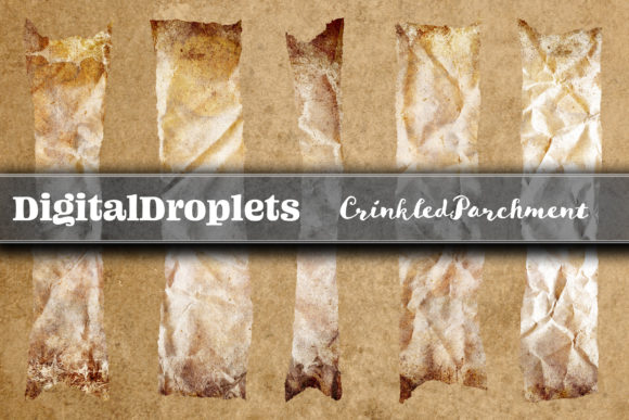 Elevate Your Visual Design with Crinkled Parchment Washi Tapes