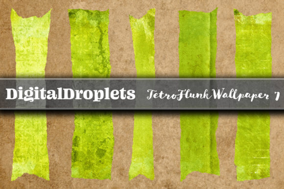 Enhance Digital Designs with TetroFlunkWallpaper 7 Washi Tapes