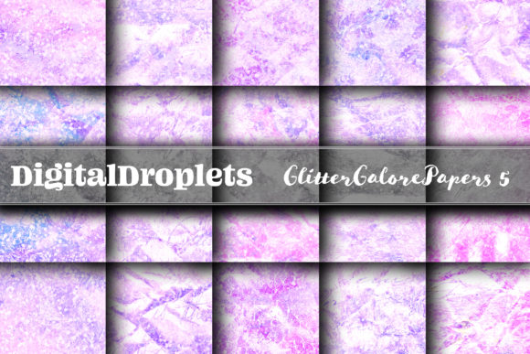 Glitter Galore Papers Vol.5: Textured Design Assets