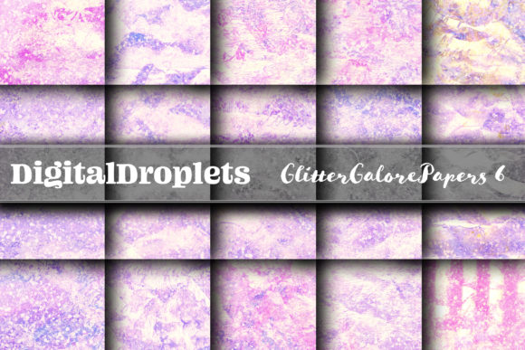 Glitter Galore Papers Vol.6: Vintage Textures for Design