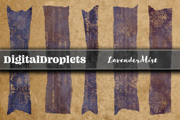 Lavender Mist Washi Tapes: 180 Designs for Digital Projects