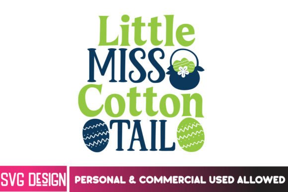 Little Miss Cotton Tail SVG Cut File: Elevate Your Easter Designs