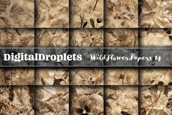Wild Flowers Papers Vol. 14: A Gothic & Vintage Design Collection